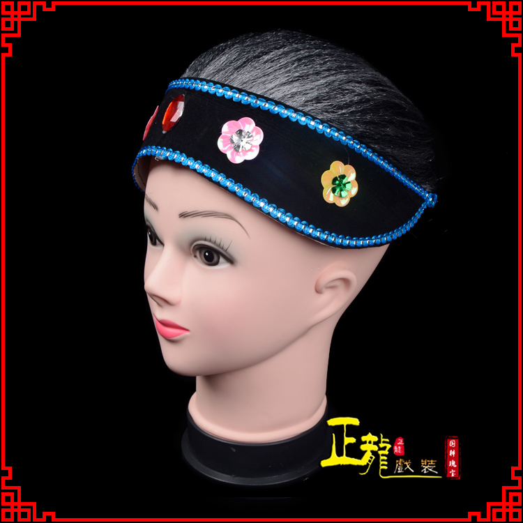 平度老旦媒婆穷老太婆假发套 老旦头套